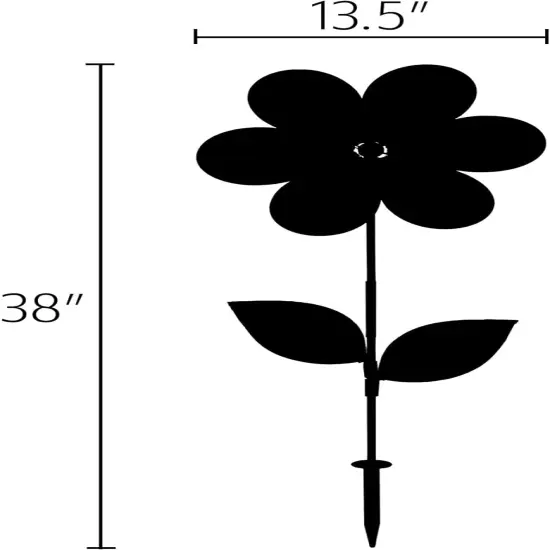 13.5-Inch Aster Spinner with Leaves {4}