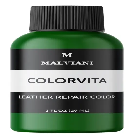 Leather Repair Color Restore for Faded and Scratched Couches Green {1}