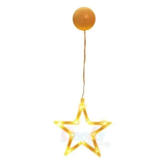 LED Christmas Window Suction Lights for Xmas Tree Star Decor {2}