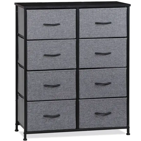 8 Drawer Vertical Dresser Storage Tower Organizer . {3}