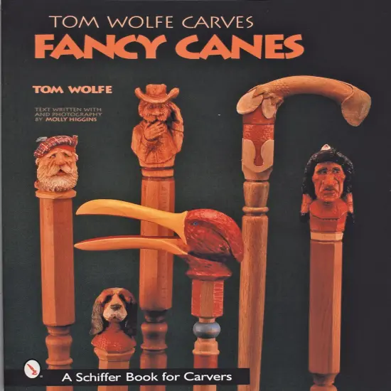 Tom Wolfe Carves Fancy Canes {1}