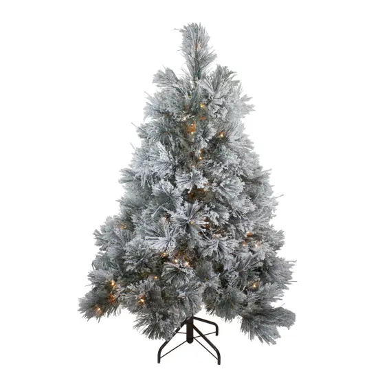 Northlight 4.5' Pre-Lit LED Black Spruce Artificial Christmas Tree - Clear Lights {3}
