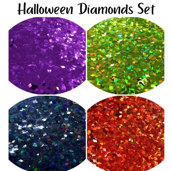 Polyester Glitter Set - Halloween Diamonds Set by Glitter Heart Co.&trade; {1}
