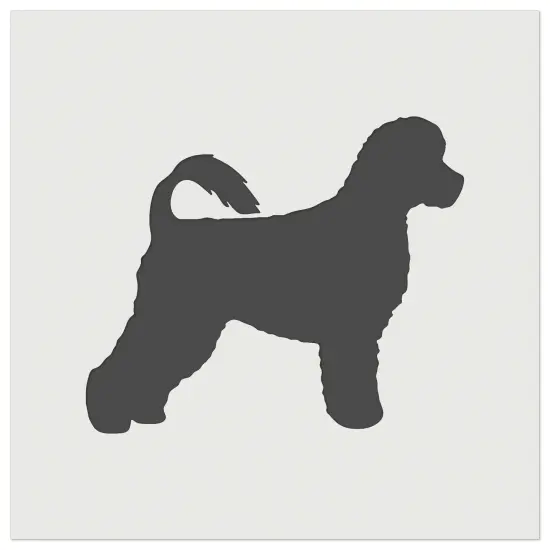 Portuguese Water Dog Solid Wall Cookie DIY Craft Reusable Stencil {2}