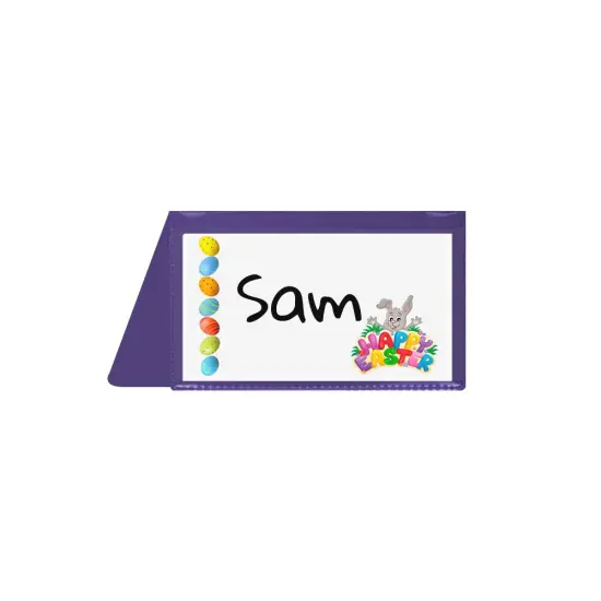 StoreSMART - Placecard Nametag Holders - Easter Pack - 20 Pack - Pink and Purple {3}