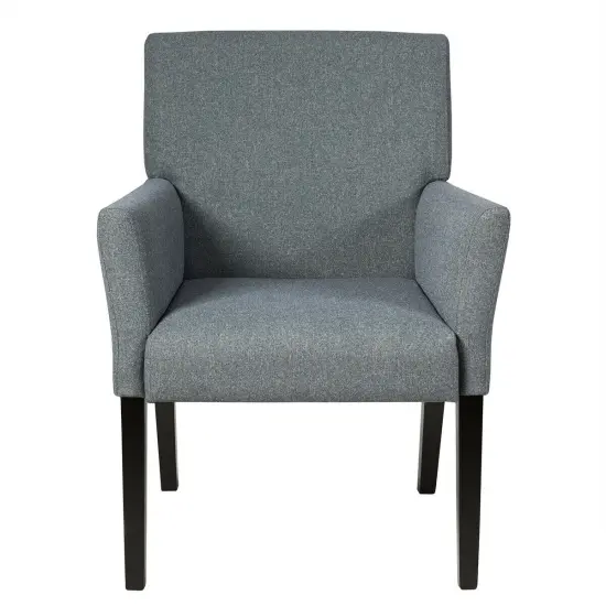 Executive Guest Chair Reception Waiting Room Arm Chair Grey {4}