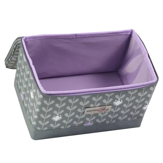 Collapsible Sewing Kit Organizer Box, Purple {4}