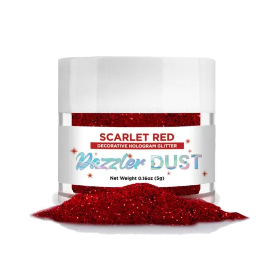 Scarlet Red Dazzler Dust&reg; 5 Gram Jar {5}