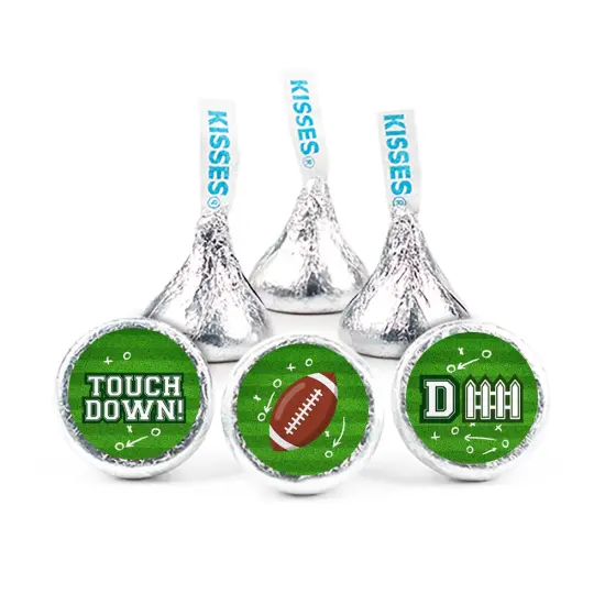 Football Party Candy Party Favors Chocolate Hershey's Kisses BulkTouchdown {3}