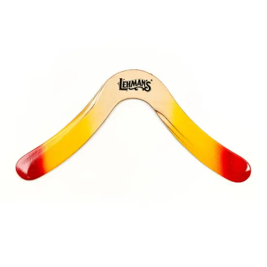 Sturdy Wooden Handcrafted Boomerang, with Flight Instructions, Right Hand Design Flies up to 35 Yards {1}