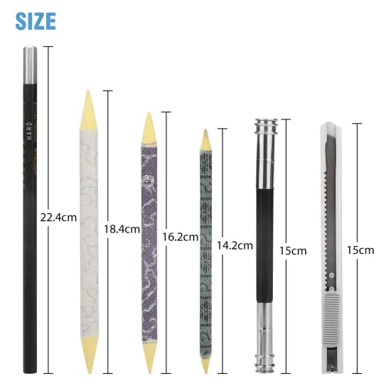 22Pcs Professional Sketch Pencils+Charcoal {5}
