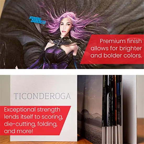 250 Sheets Opaque White 80lb, 8.5” x 11” Cardstock Paper, 216gsm, 1 Ream, Premium Super Smooth Heavy Cardstock Printer Paper for Ink Heavy Invitations, Cards, Menus, Images and More, 121947R {4}