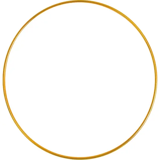 John Bead 10" Brass Metal Rings, 25pcs {1}