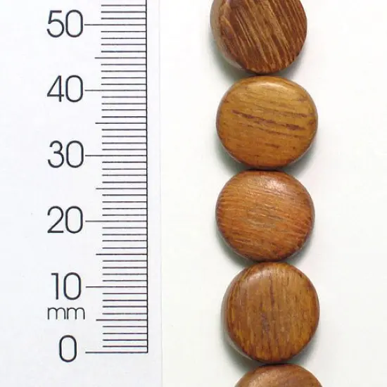 6 Packs of Wood Beads - Dark Brown - 16x8mm - 8" Strand {1}