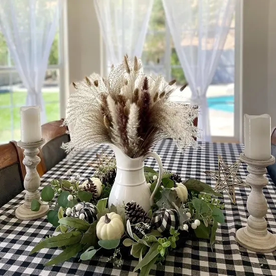 Natural Dried Pampas Grass Boho Home Decor Dried Flowers Bouquet Floral Home Decorations Reed Grass {5}