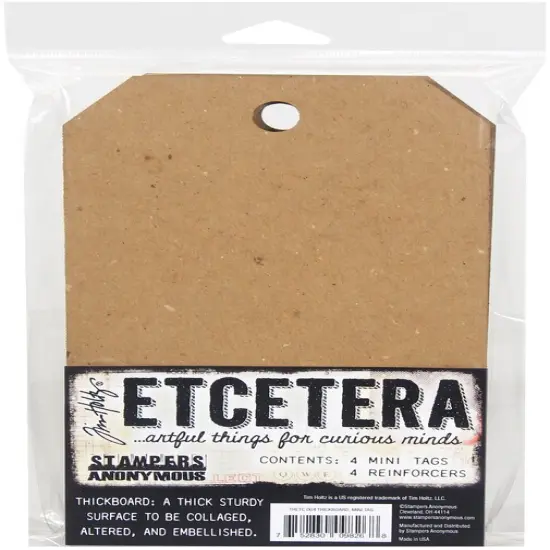 Tim Holtz Etcetera Mini Tag - 4.5"x8" {1}