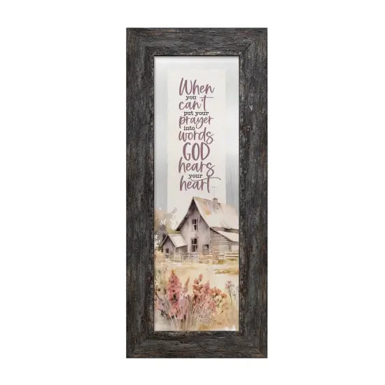 When You Can't Metalscape Framed Wall Art - 6 inches x 14 inches {1}