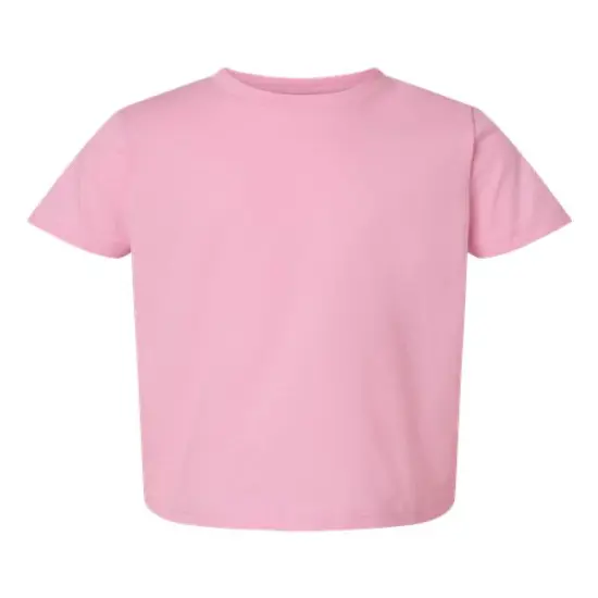Rabbit Skins&reg; Toddler Fine Jersey Crewneck Short Sleeve Tee - 3321 Pink {1}