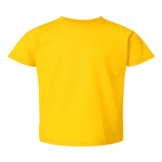 Rabbit Skins&reg; Toddler Fine Jersey Crewneck Short Sleeve Tee - 3321 Yellow {1}