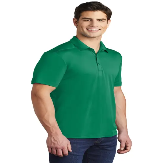 Men's Classic Polo T-Shirt &ndash; Premium Cotton, Tailored Fit, Breathable Fabric, Casual & Formal Wear, Short Sleeve Stylish Polo for Me Forest green {3}