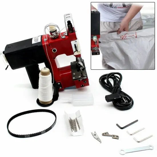 Leather and Canvas Sewing Machine - Max Thickness 6mm 15000 RPM {1}