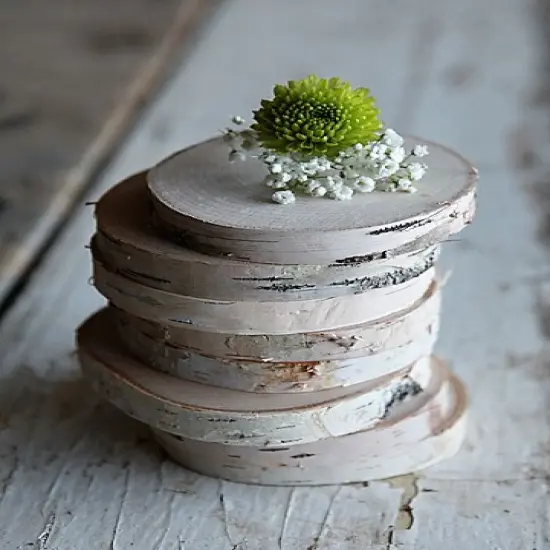 Birch Coasters (Set of 8) {3}