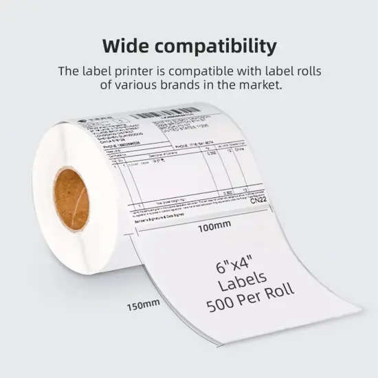 Wireless Bluetooth Thermal Shipping Label Printer For Smart Phone. {5}