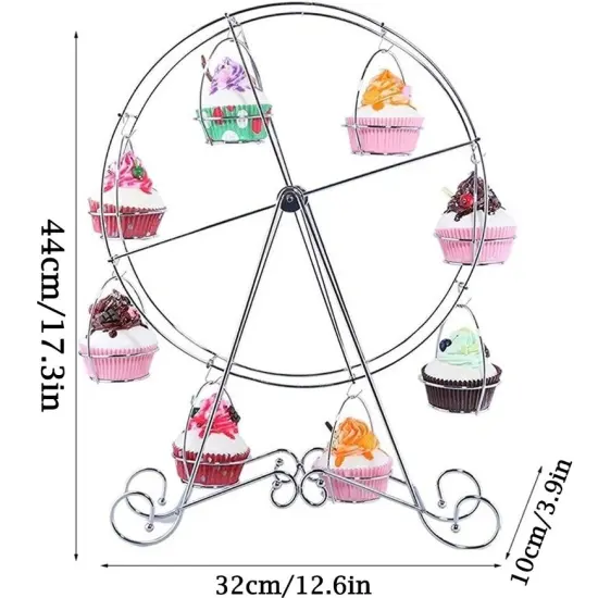 Ferris Wheel Cupcake Stand Dessert Serving Tray Cupcakes Holder Rack Cupcake Display Wedding Party Furnishing Accessories {5}