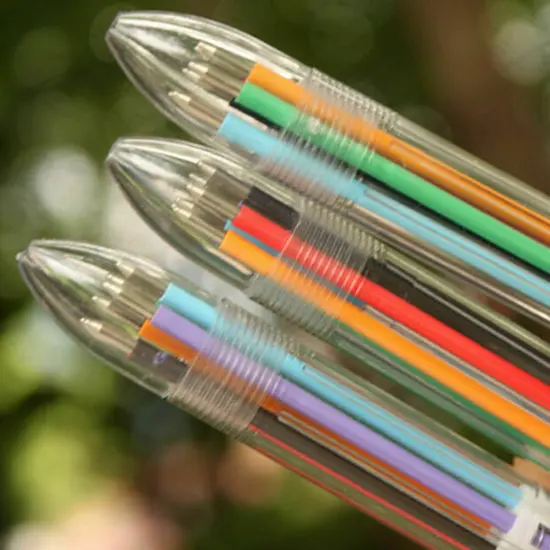 Kitcheniva 10 Pcs Multi Color 6 In 1 Ballpoint Pens {4}