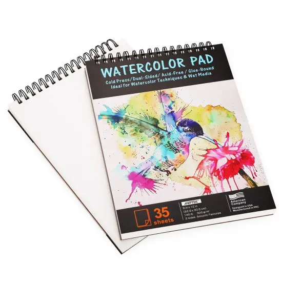 Watercolor Sketchbook Paper Pad for Dry/Wet Media {1}