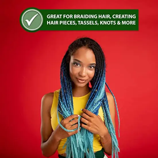 164 yards Mandala Crafts Nylon Satin Cord - 0.5mm Nylon Cord for Jewelry Making Beading - 164 Yds Braided Nylon Satin String Brown Nylon String for Bracelets Rattail Trim Chinese Knot {3}