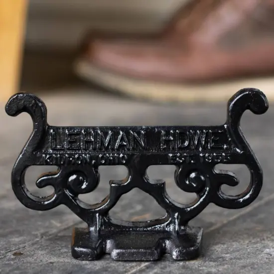 Lehman's Cast Aluminum Boot Scraper, Vintage Style Scroll Design to Place Outside your Door, Clean your Boots {5}