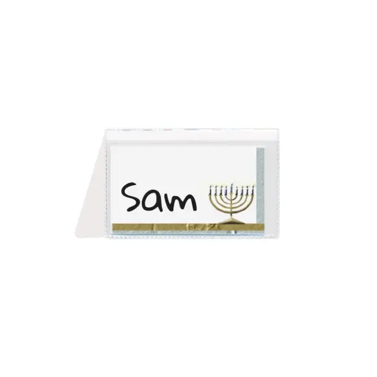 StoreSMART - Placecard Nametag Holders - Chanukah Pack - 20 Pack - Blue and White {3}