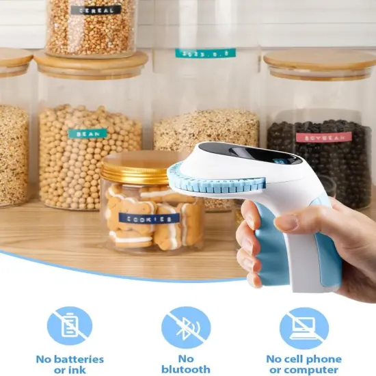 Embossing Label Maker with 6 Color Label Tapes {3}