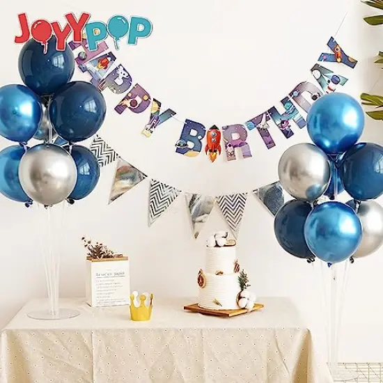 4 Sets Balloon Stand Kit For Table, Balloon Sticks with Base Birthday Graduation Party Decorations Wedding {3}