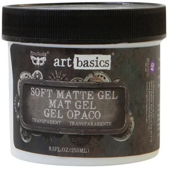 Finnabair Art Basics Soft Matte Gel 8.5oz-Transparent {1}