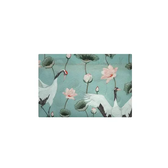 Wrapables Large Foldable Tote Nylon Reusable Grocery Bags, Lotus Cranes {4}