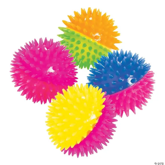 Light-Up Two-Tone Bouncy Ball Assortment - 12 Pc. {2}