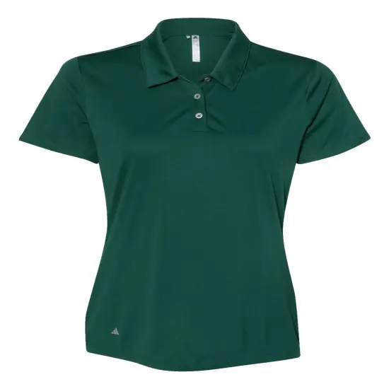 Adidas&reg; Women's Performance Collared Polo Collegiate green {1}