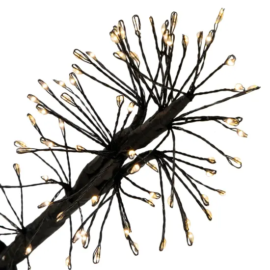 Northlight 24" LED Lighted Snowflake Christmas Decoration, Warm White Lights Black {3}