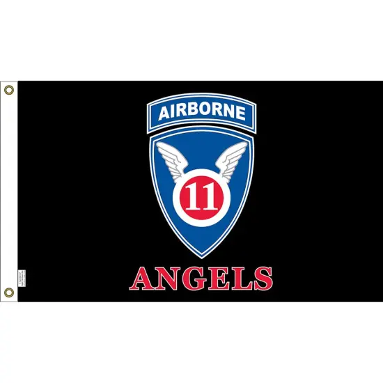 U.S. Army 11th Airborne Division Flag with Grommets 3ft x 5ft {1}