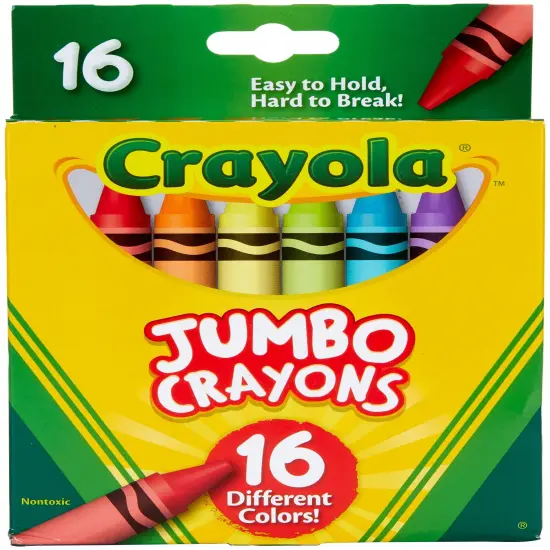 Crayola Jumbo Crayons-16/Pkg {1}