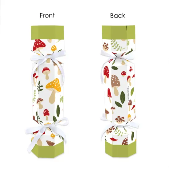 Big Dot of Happiness Wild Mushrooms - No Snap Red Toadstool Party Table Favors - DIY Cracker Boxes - Set of 12 {7}