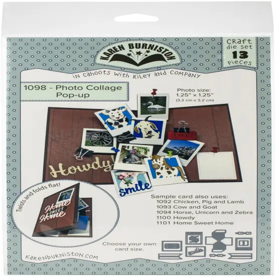 Karen Burniston Dies-Photo Collage Pop-Up {1}