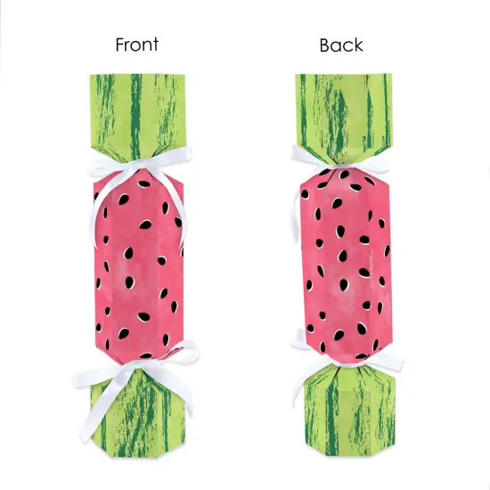 Big Dot of Happiness Sweet Watermelon - No Snap Fruit Party Table Favors - DIY Cracker Boxes - Set of 12 {7}
