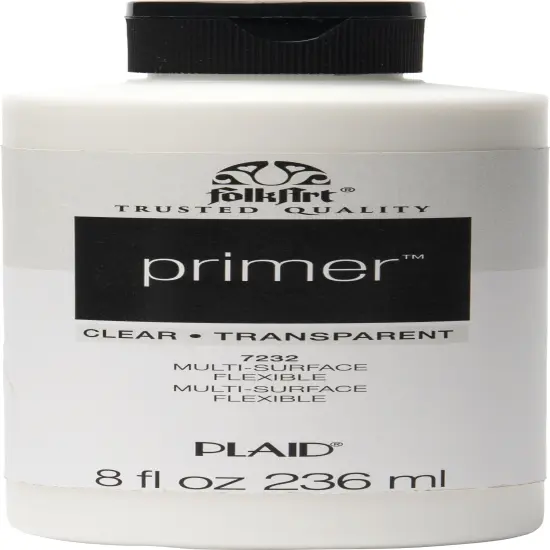 Folkart Primer 8oz-Clear {1}