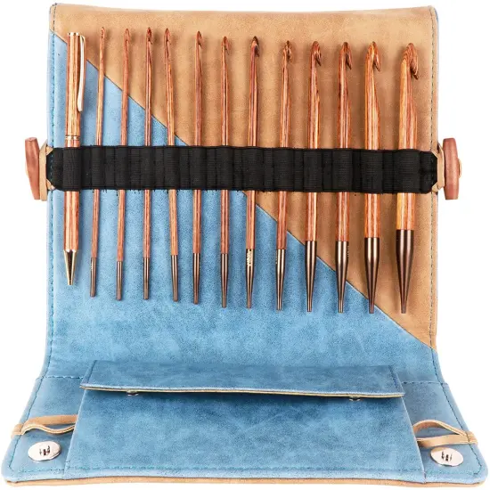 KnitPro-Ginger Interchangeable Crochet Hooks Set-Set Of 12 - Assorted Sizes {3}