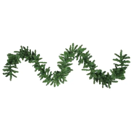 Northlight Balsam Pine Artificial Commercial Christmas Garland - 50' x 14" - Unlit Green {1}