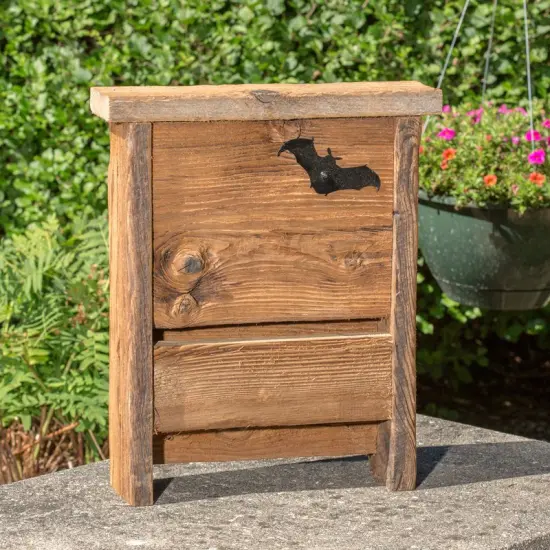 Brookside Woodworks Amish Made Upcycled Mushroom Wood Bat House {1}
