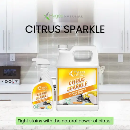Hygea Natural Citrus Sparkle - Natural Cleaner and Degreaser Ready to use 24oz Spray (3 pack) {3}